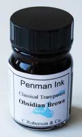 Robersons Classical Transparent Ink Obsidian Brown 15ml