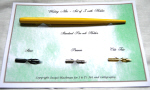Brause Writing Nibs Set of 3 with Holder