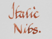 Italic Nibs