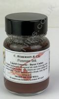 Roberson's Penman Liquid Gouache Ink Burnt Umber 30ml