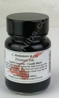 Roberson's Penman Liquid Gouache Ink Candle Black 30ml